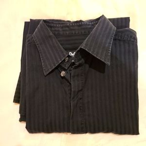 D&G Men's Long Sleeve Button Down Dress Shirt 16.5/42